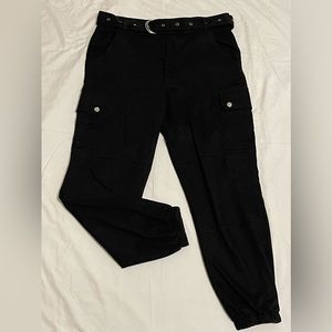 Black baggy pants